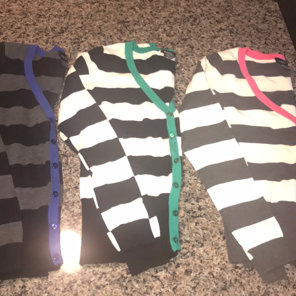 Cardigans w/ a Pop of Color